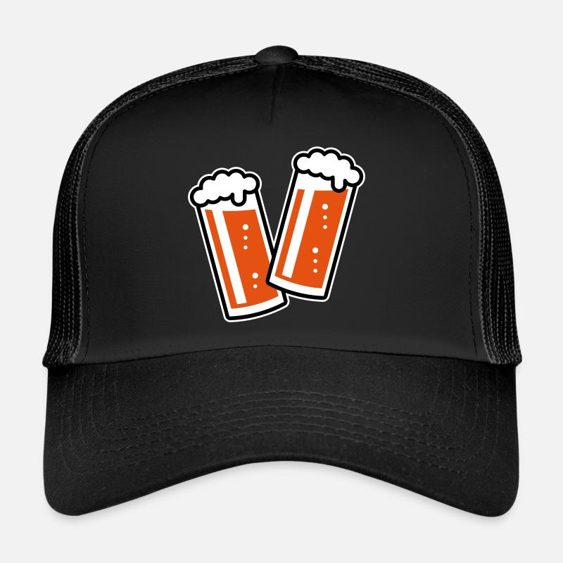 2 Altbier glasses toast (beer / Altbier / 3C) Trucker Cap