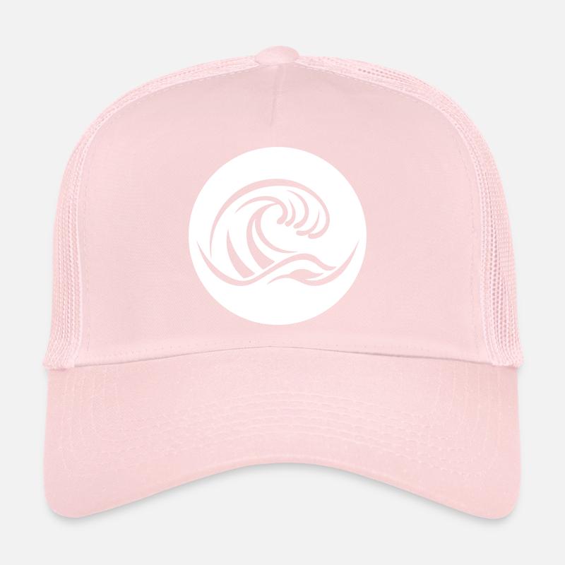Welle Meer Symbol Wasser Trucker Cap