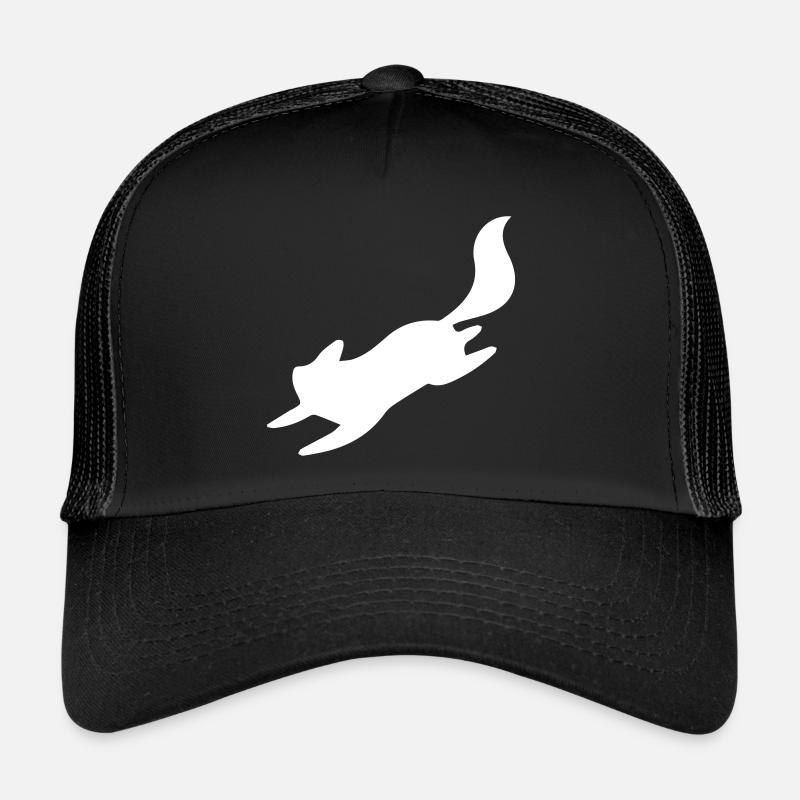 fuchs - Trucker Cap - Schwarz/Schwarz