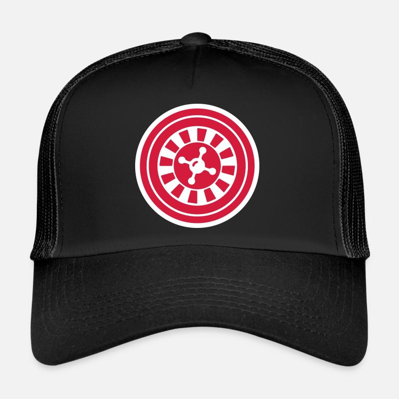 Roulette Icon Kreis Trucker Cap