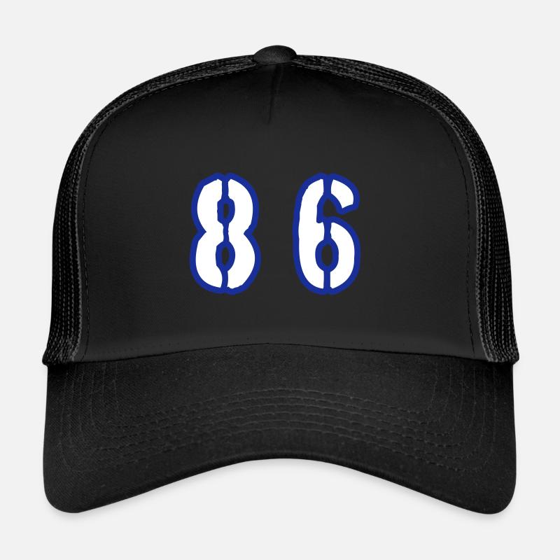 86 Symbole numérique Casquette trucker 
