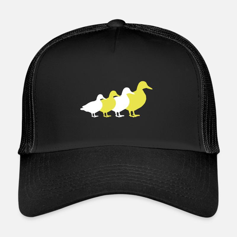 silhouette de famille de canard Casquette trucker 