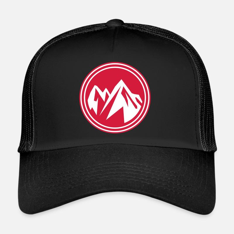 Mountains Nature Icon Mountains Trucker Cap