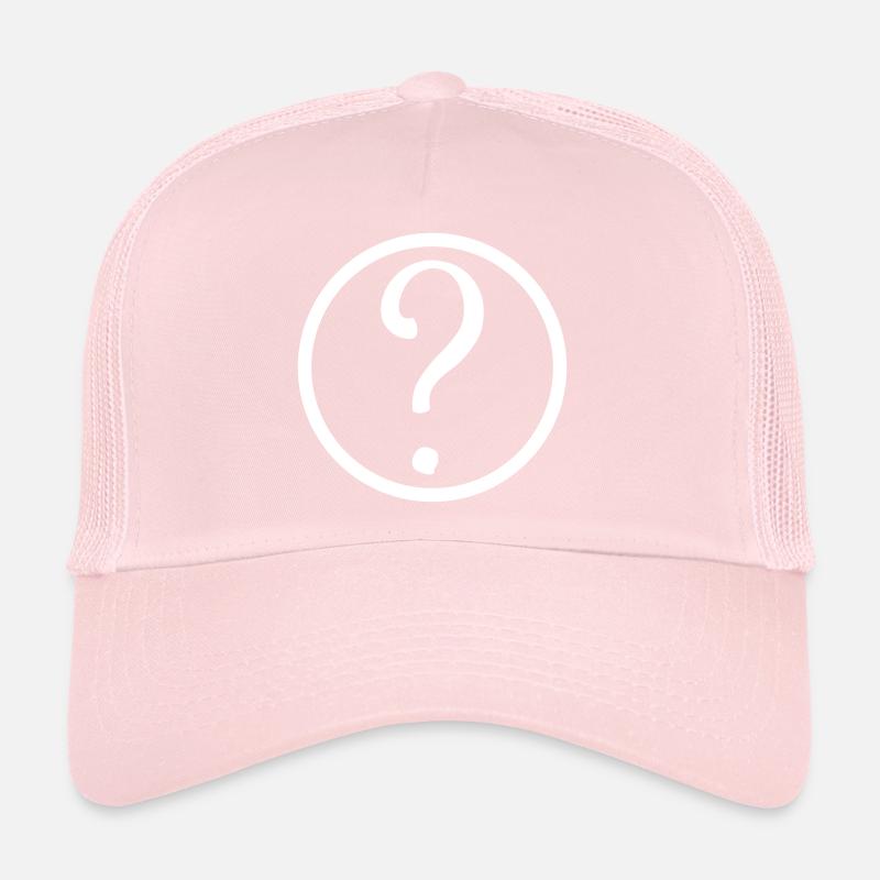 question mark symbol Trucker Cap