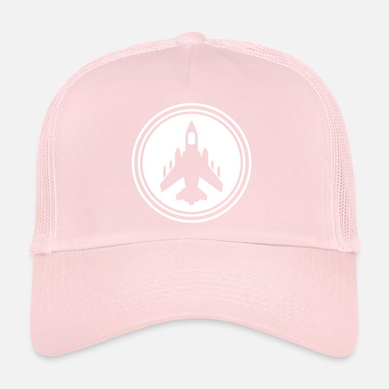 Airplane jet symbol Trucker Cap