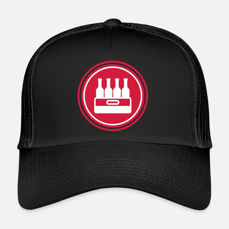 Caisse de bouteille de bière Casquette trucker 