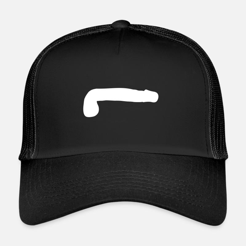 pénis dick silhouette Casquette trucker 
