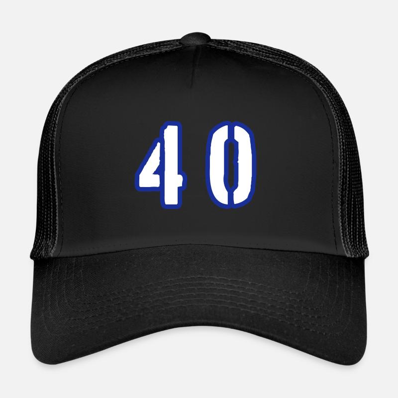 40 Symbole numérique Casquette trucker 