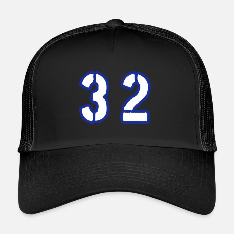 32 Symbole numérique Casquette trucker 