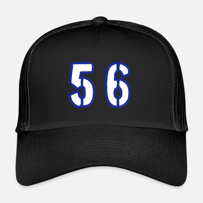 56 Number Symbol Trucker Cap