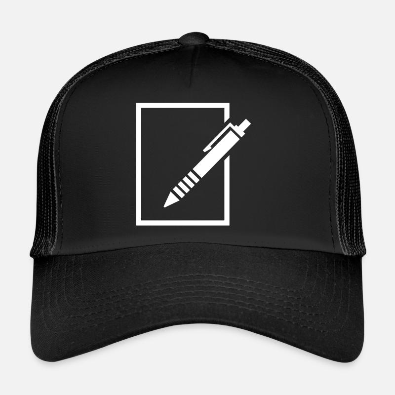 Stift - Trucker Cap - Schwarz/Schwarz