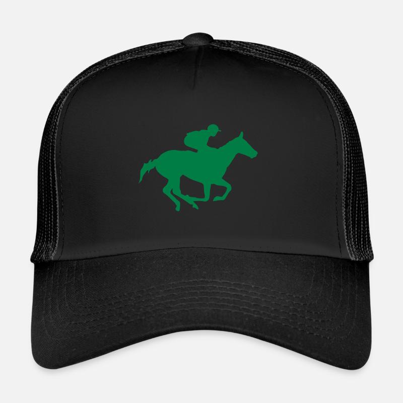cheval course hippique Casquette trucker 