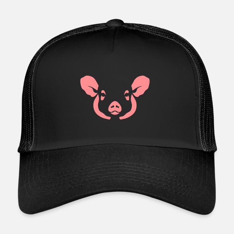 Schweinekopf Tiere Bauernhof 2 Trucker Cap