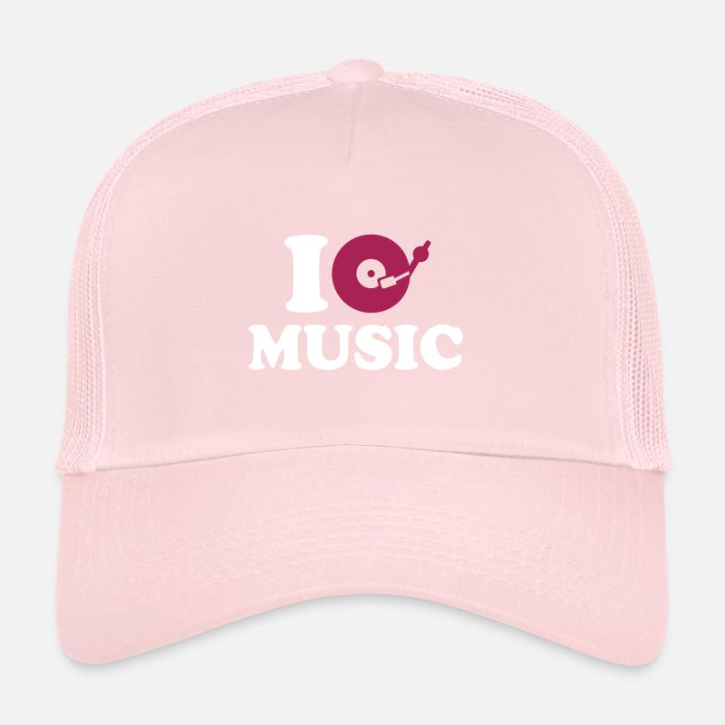 I love music Trucker Cap