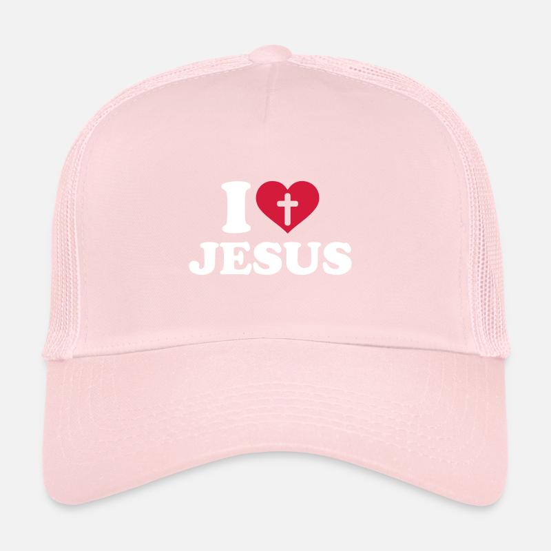 J'aime jésus Casquette trucker 