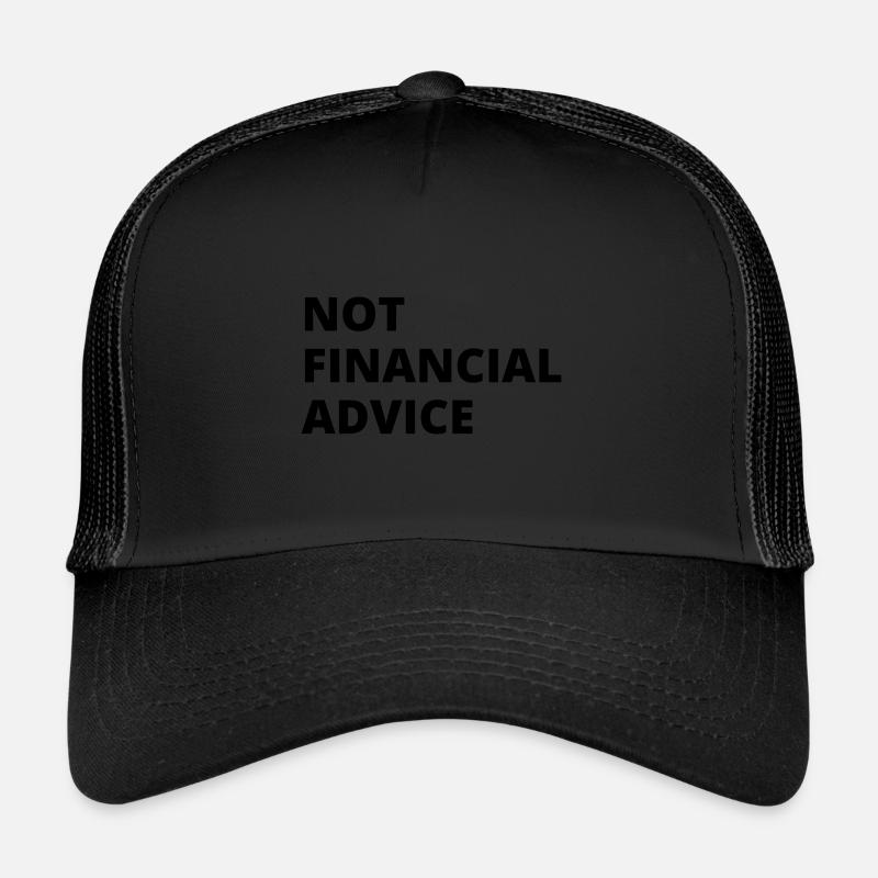 Pas de conseils financiers Casquette trucker 