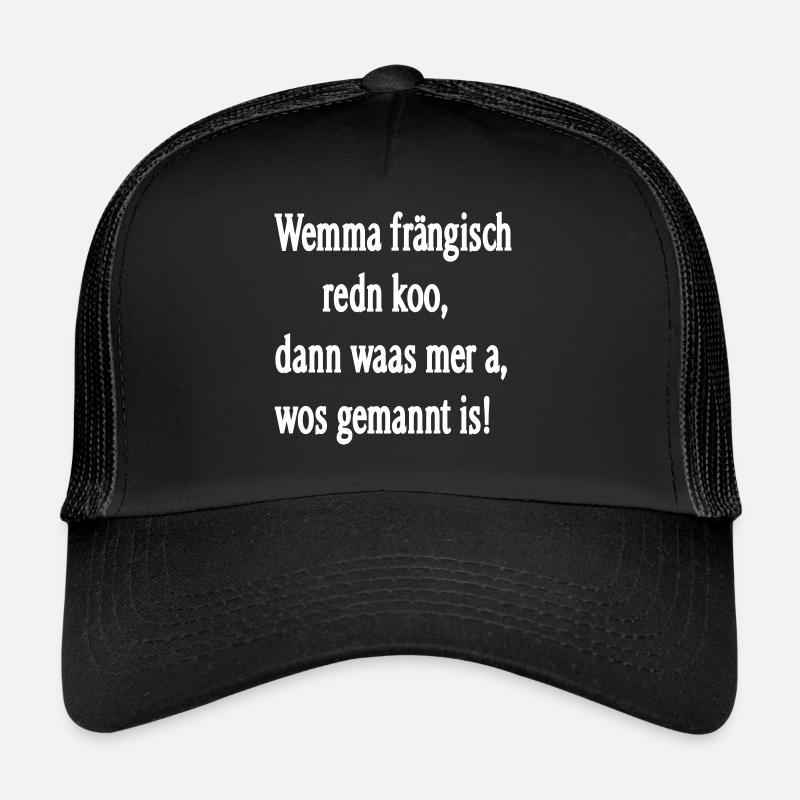 Dialecte franconien Casquette trucker 