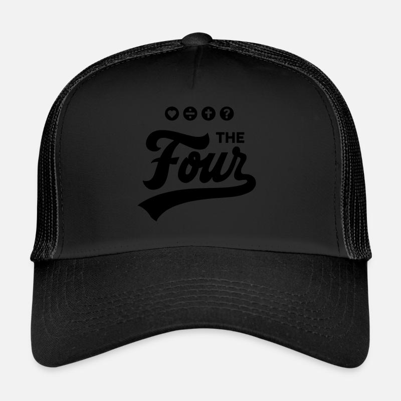 THE FOUR Cursive Bold Trucker Cap