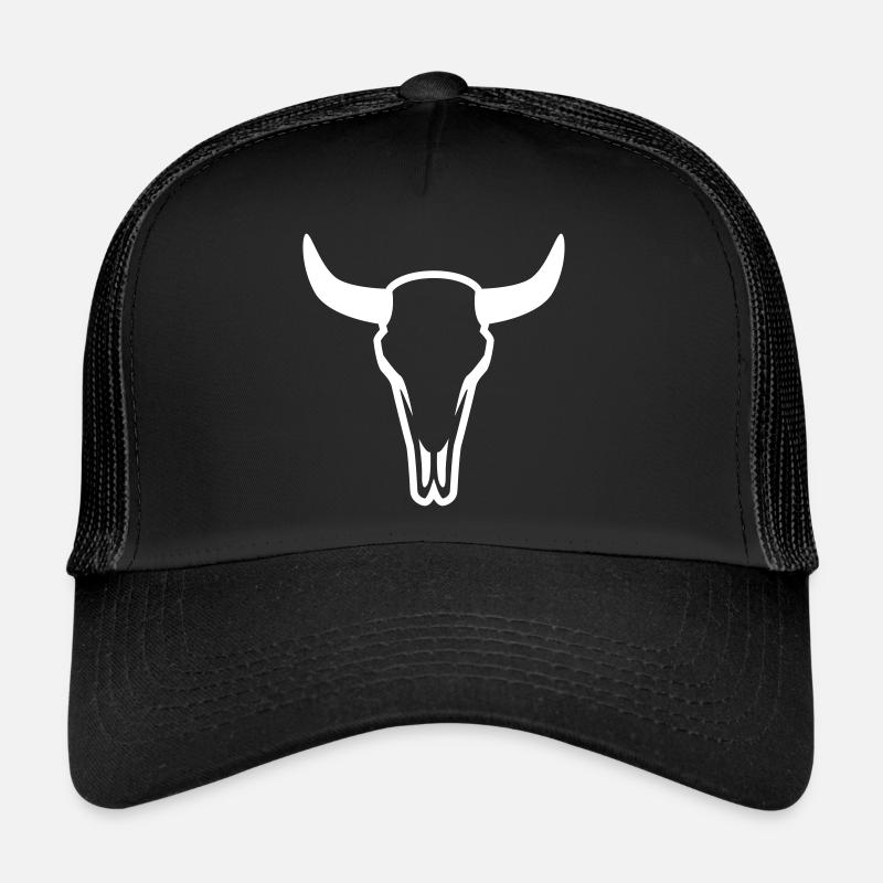 Crâne de vache taureau Casquette trucker 