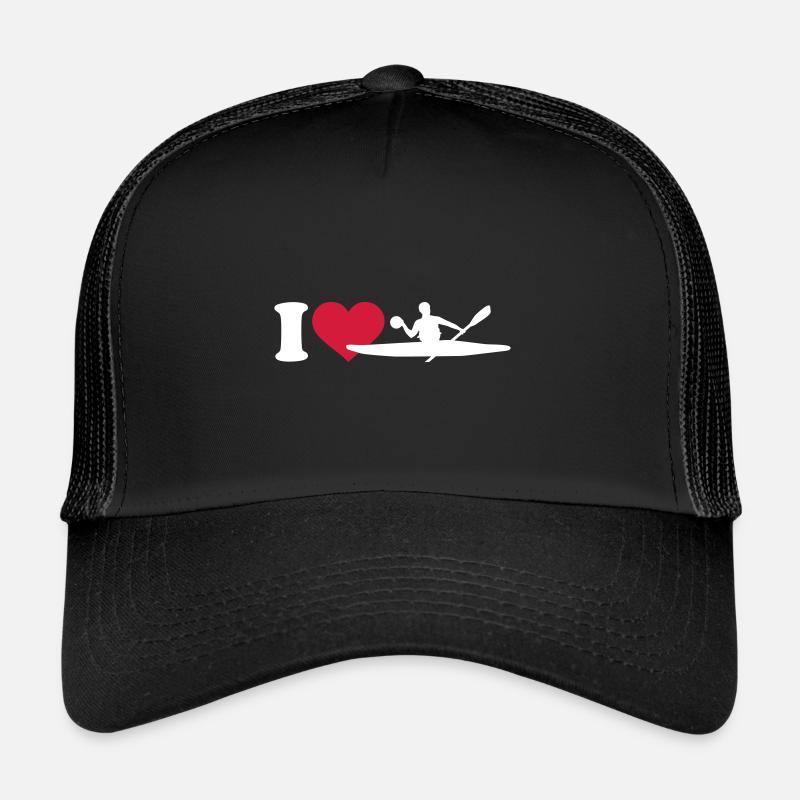 canoë Polo - Casquette trucker  - noir/noir