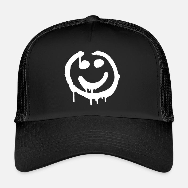 Smile - Trucker Cap - black/black