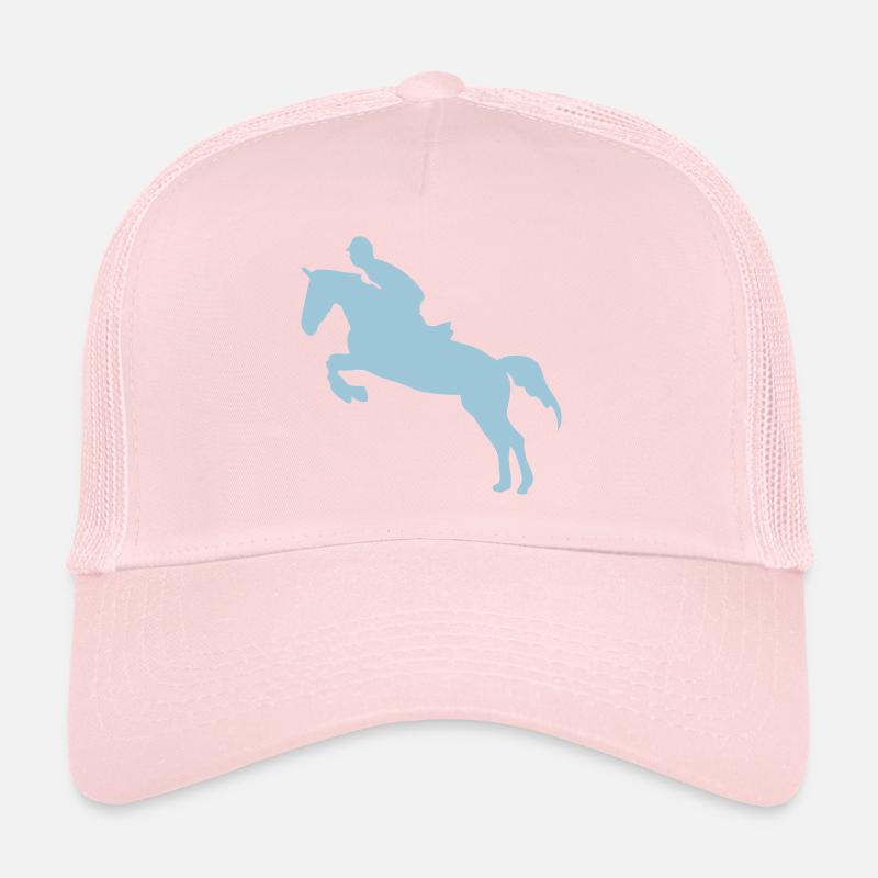 Springpferd 3 Hindernis Pferdespringen Trucker Cap