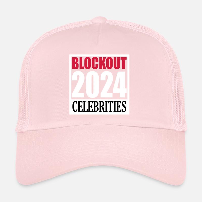 Blockout Célébrités 2024 | Les couleurs peuvent être changées Casquette trucker 