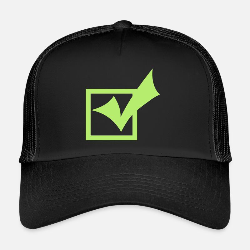 valide check ok cocher 401 Casquette trucker 