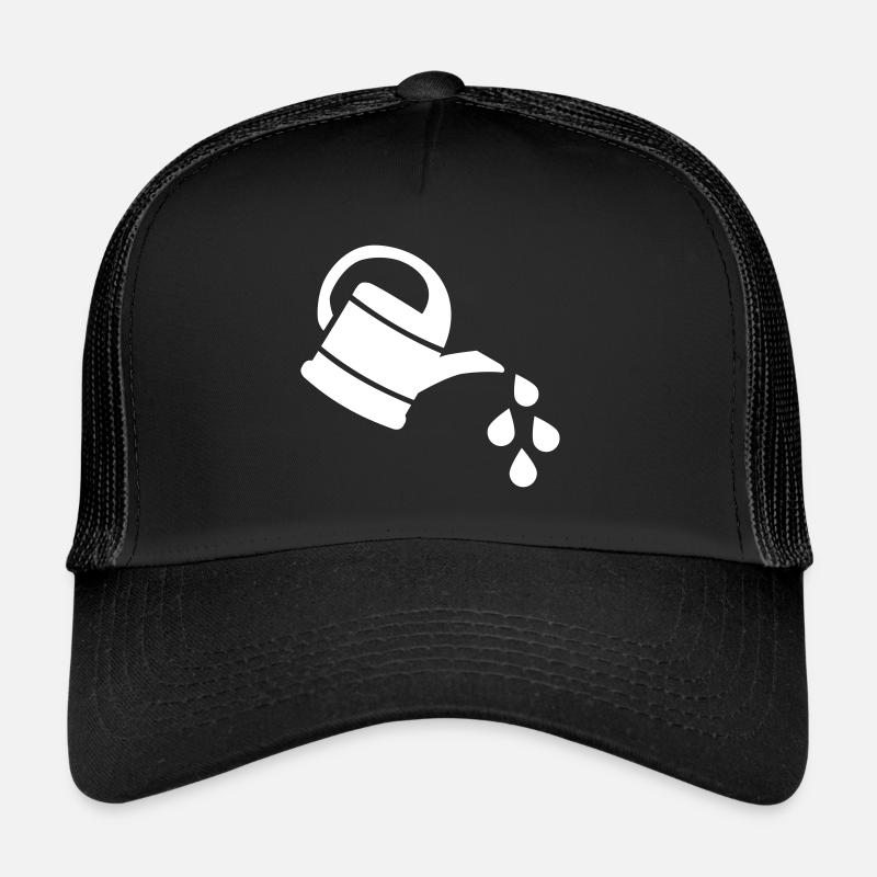 Gießkanne - Trucker Cap - Schwarz/Schwarz