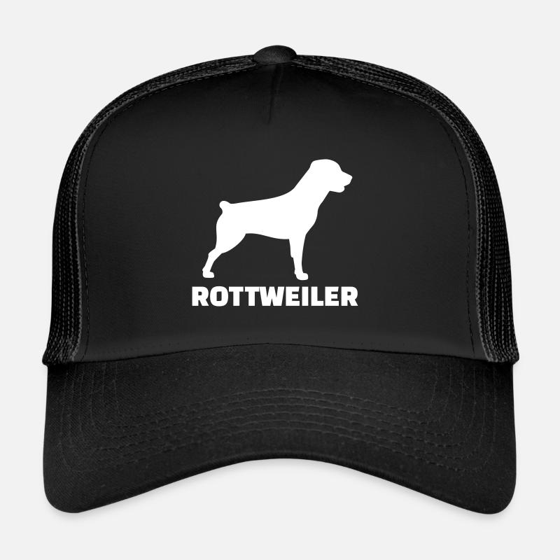 Rottweiler - Trucker Cap - Schwarz/Schwarz