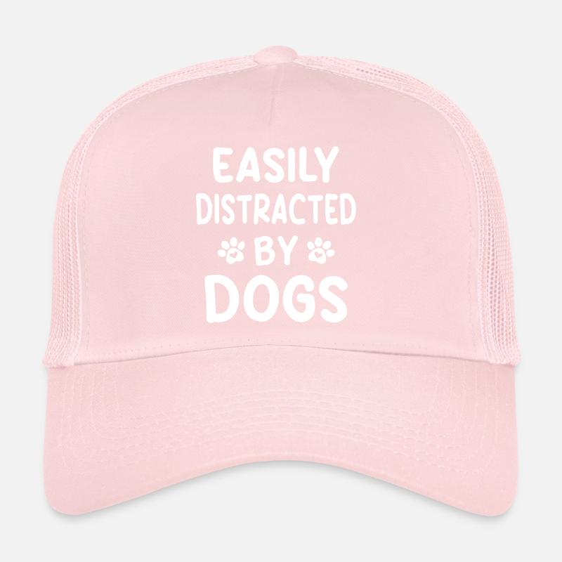 Facilement distrait par les chiens Casquette trucker 