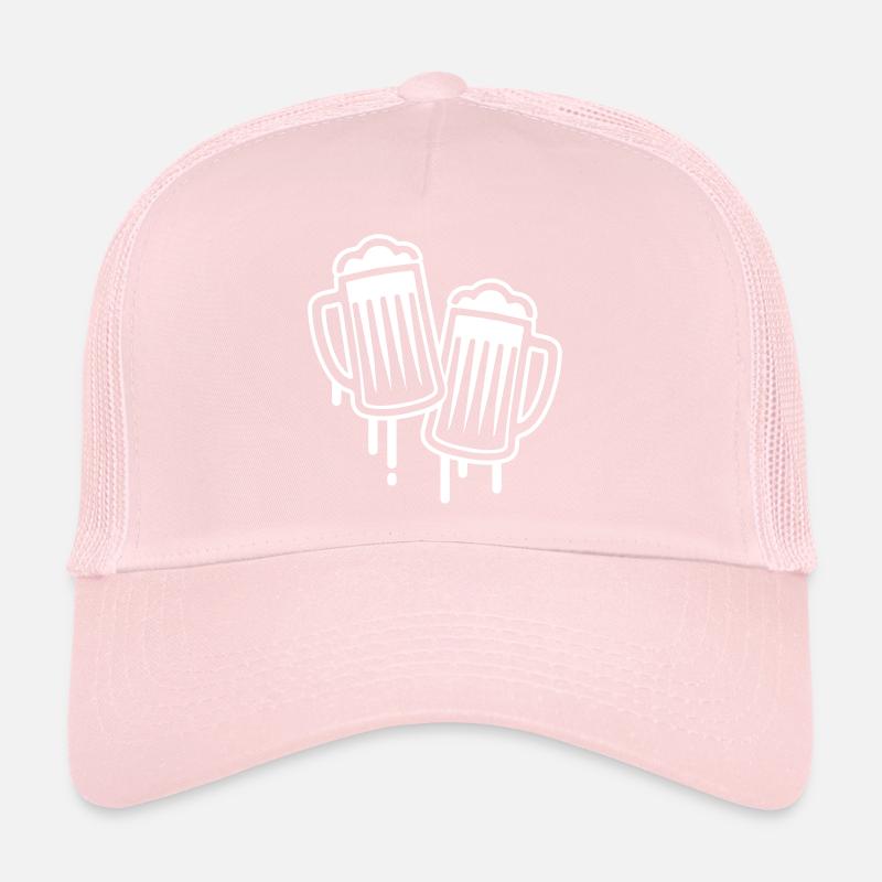 bière glas symbol Casquette trucker 