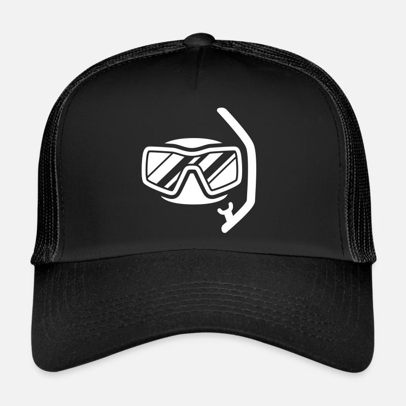 Diving goggles Silhouette Trucker Cap