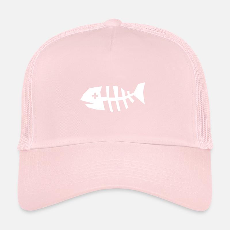 Squelette d'os de poisson Casquette trucker 