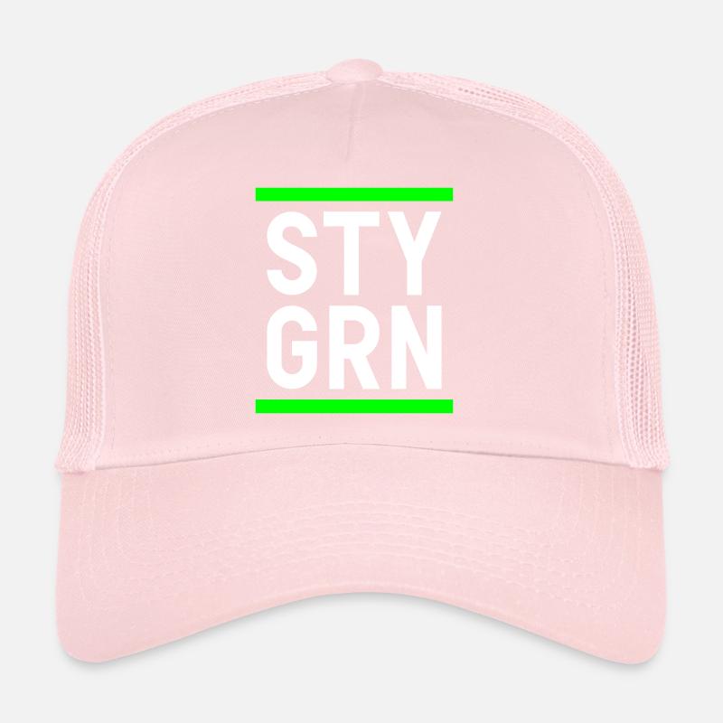 Sty grn (lines) Trucker Cap