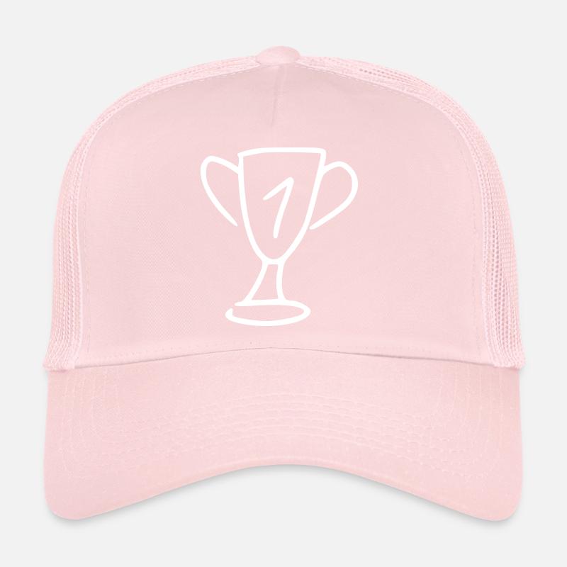 Cup Drawing Win Sketch White Trucker Cap