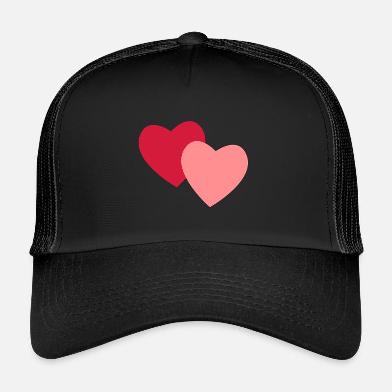 Pink hearts Trucker Cap