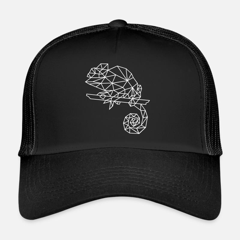 Chamäleon | Polygon Grafik Trucker Cap