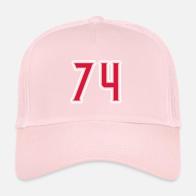 Symbole numérique 74 Casquette trucker 