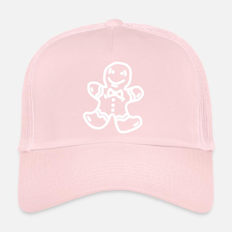 Weihnachten Zeichnung Plätzchen Trucker Cap
