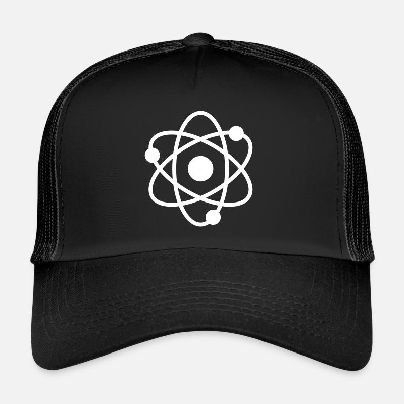 Atom - Trucker Cap - Schwarz/Schwarz
