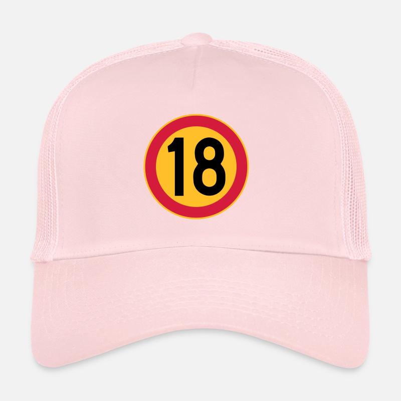 18 Geschwindigkeitsbegrenzung Trucker Cap