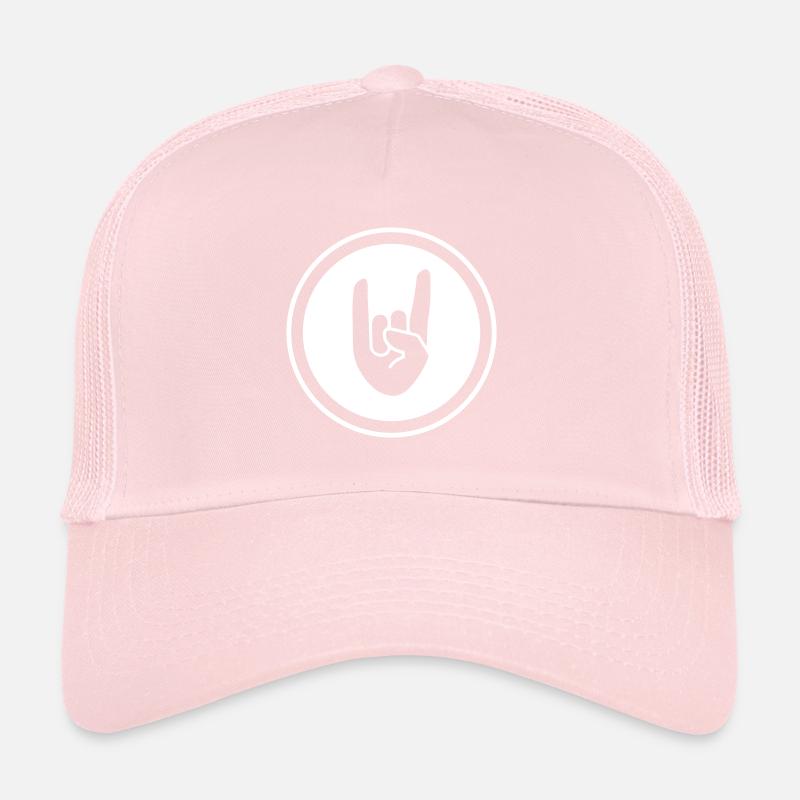 Symbole de la main de fête Casquette trucker 