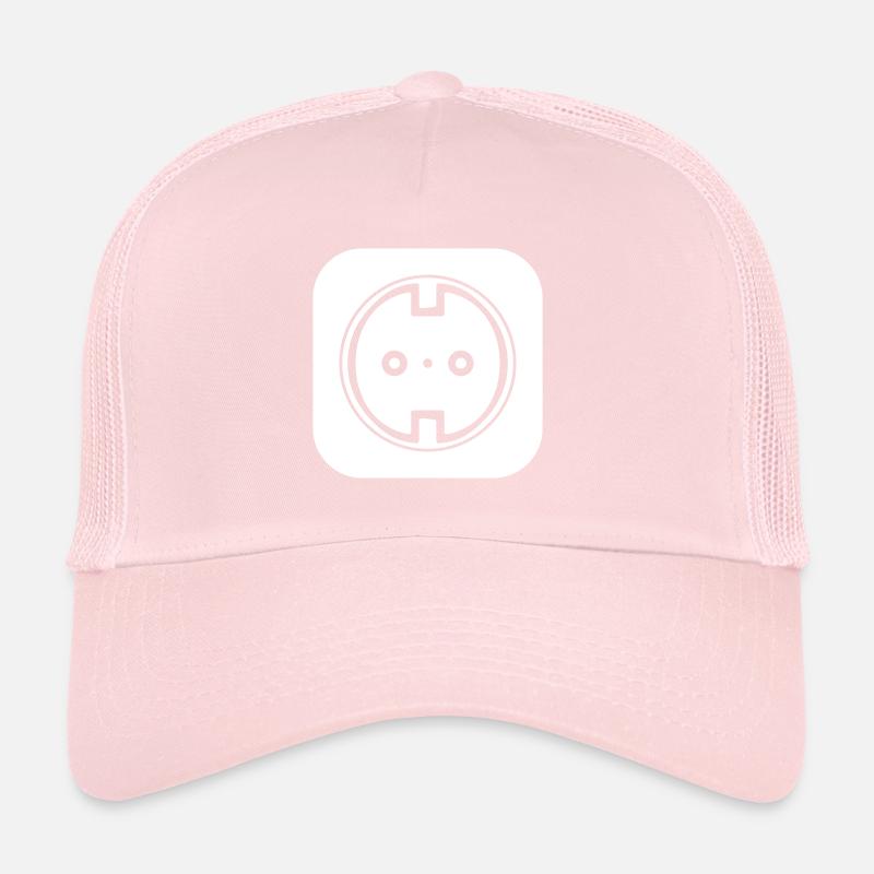 Steckdose Icon Elektriker Trucker Cap