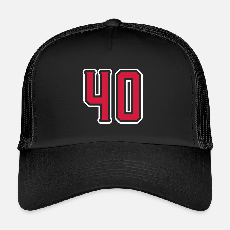 Symbole de 40 chiffres Casquette trucker 