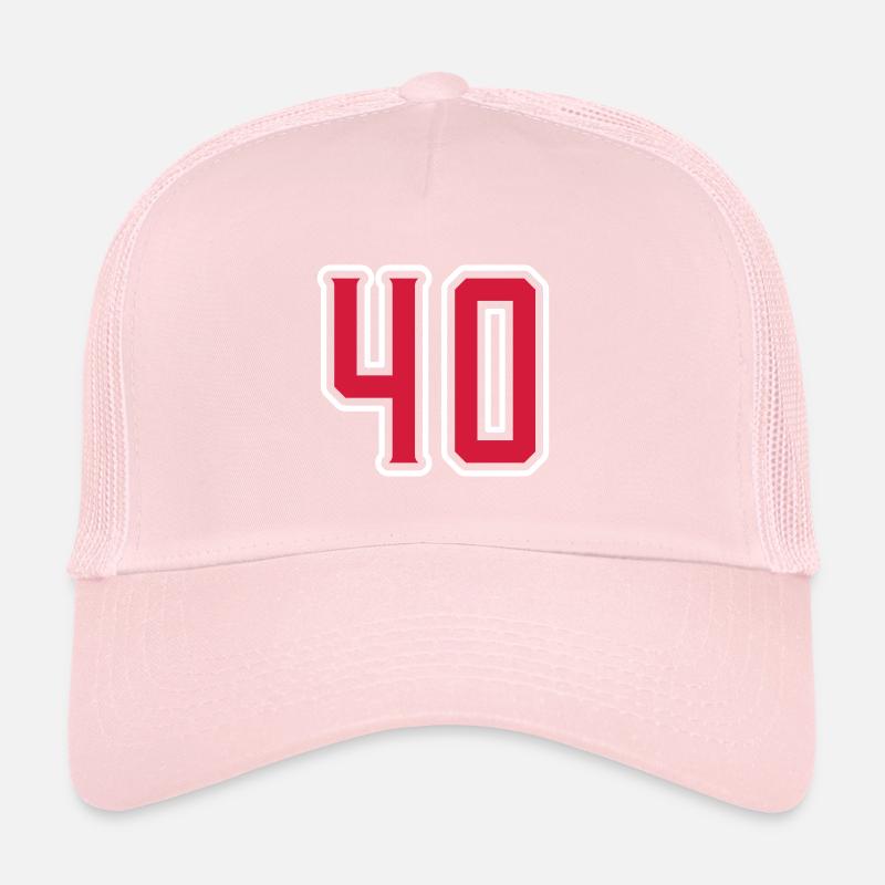 40 Zahl symbol Trucker Cap