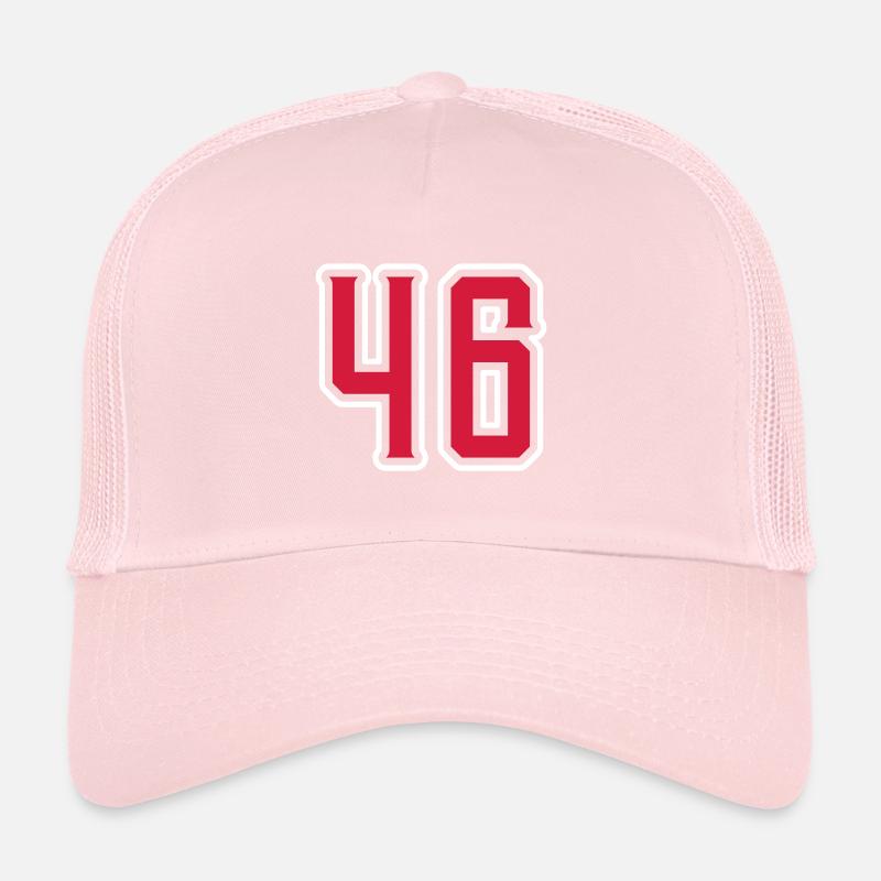 46 Zahl symbol Trucker Cap
