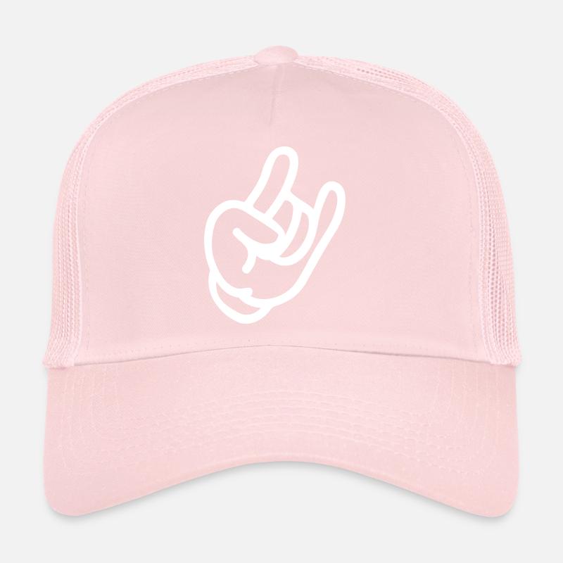 Rock Hand Trucker Cap
