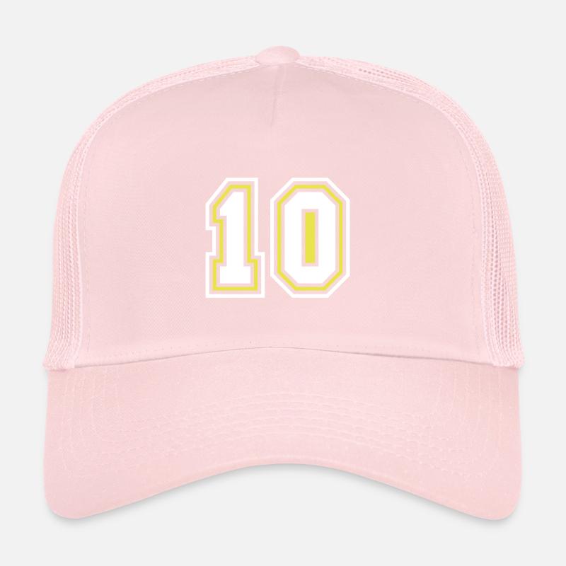 10 Zahl symbol Trucker Cap
