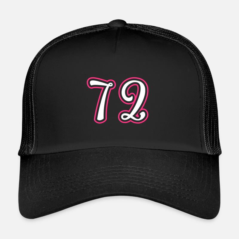 72 Number number Trucker Cap